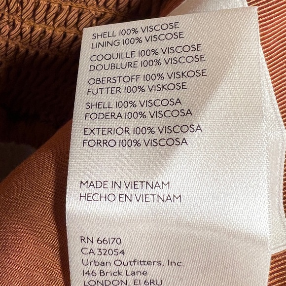 NWT ANTHROPOLOGIE | Seamed Corset Women’s Mango Red Orange - Picture 13 of 13